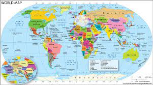 One thousand miles from north to south and nearly 1500 miles from west to east. World Map Detailed Political Map Of The World Download Free Showing All Countries