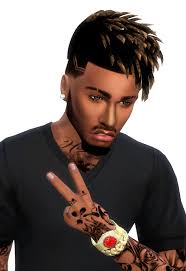Side Dreads Sims 4 Afro Hair Sims Hair Sims 4 Hair Male