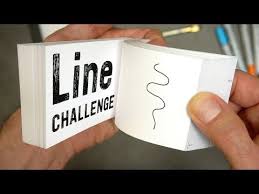 3 Flipbook Line Challenge What Can I Do With Just A Line Youtube Daumenkino Stop Motion Bastelideen Kinder