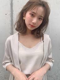 ふんわり韓国ロブ 吉祥寺アフロート 徒歩2分 yahoo beauty ヘアカット ミディアム ヘアスタイル スタイリスト