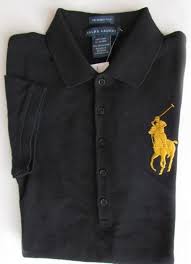 Black And Gold Polo T Shirt Nwt Ralph Lauren Skinny Polo Shirt Big Pony Black W Gold Embroidery Size S Ralph Lauren Shorts Ralph Lauren Polo Shirt
