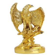 This eagle statue makes the perfect fourth of july decoration for home and garden decor. China Home Decoration Artificial Resin Eagle Souvenir Electroplating Gold Hawk Statue China Eagle Sculpture And Resin Bird Price
