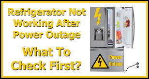 My freezer is working fine but not my fridge part. Refrigerator Not Working After Power Outage What To Check First