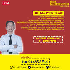 Kembali belajar di pkbm harati. Lulusan Sekolah Paket Abc Itu Pkbm Harati
