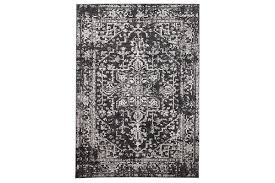scape charcoal transitional rug