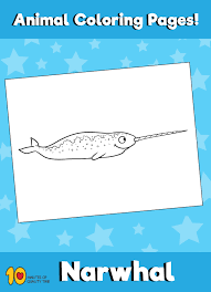 Beautiful narwhal mating coloring page. Narwhal Coloring Page Animal Coloring Pages 10 Minutes Of Quality Time