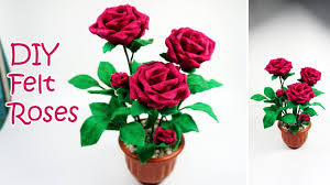 Itulah tutorial cara membuat bunga anggrek dari kain flanel yang bisa saya bagikan. Cara Membuat Bunga Mawar Dari Kain Flanel Tanpa Jahit Felt Flower Youtube