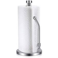A magnetic paper towel holder can be attached to the sides of your fridge, stove, grill or any kitchen appliance with metal surface. Double2c Paper Towel Holder Heavy Duty Stainless Steel Good Grips Standing Simply Tear Roll Contemporary Towel Dispenser Paper Towel Holder Kitchen Paper Towel