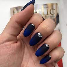 Ombre nail designs come in many cute color schemes, allowing you to feature multiple transforming your nails from basic to colorful and sexy, ombre blends light to dark to create a unique gradient of tones. Matte Blue Ombre Acrylic Nails Matte