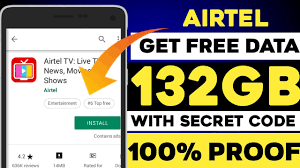 Dial ussd code *121*100# ang get 100 mb data. Airtel Free 132gb 4g Data Offers 2019 Airtel Free Data Offer Airtel Free Internet Airtel Youtube