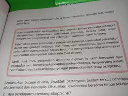 Kunci jawaban tema 1 kelas 6 halaman 107 109 apa pendapatmu tentang sikap beni. 1 Apa Pendapatmu Tentang Sikap Santi 2 Apa Pendapatmu Tentang Sikap Penduduk 3 Apa Yg Brainly Co Id