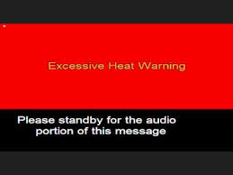 The worst of the heat arrives on friday and saturday with a high in the upper 90s. Eas Excessive Heat Warning Youtube