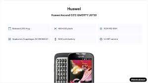 Huawei Ascend G312 QWERTY U8730 Full ...