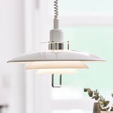 These fittings do exactly as the name states! Belid Primus Ii 430mm Rise And Fall Pendant Light In White And Chrome