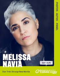 ECCC's first guests of 2025 are boldly going to Seattle: Please welcome  Star Trek: Strange New Worlds' Anson Mount (Captain Pike), Ethan Peck  (Spock), Celia Rose Gooding (Nyota Uhura), & Melissa Navia (