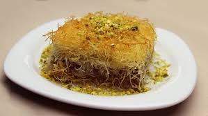 Turkish Knafeh Recipe Shredded Phyllo Dessert With Walnuts Interesting Food Recipes Turkish Desserts Egyptian Food