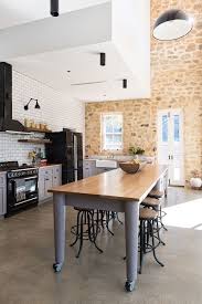 mobile kitchen island bench idea