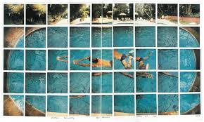 Measuring 242.5 centimetres (95.5 in) by 243.9 centimetres (96.0 in), it depicts a swimming pool beside a modern house, disturbed by a large splash of water created by an unseen figure who has apparently just jumped in from a diving board. Understanding David Hockney S A Bigger Splash Look Closer Tate