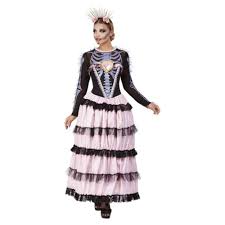 Shop day of the dead costumes at spirit halloween to honor this popular holiday! Smiffys Smiffys Costume Deluxe Day Of The Dead Senorita Black Pink At