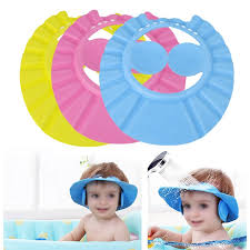 Hot Selling Baby Kids Bath Visor Hats Children Protect Shampoo Shower Caps Hair Wash Shield Infant Water Resist Cap Shampoo Shower Cap Shower Caps Toddler Bath