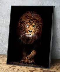 The Beast Lion Canvas Painting Lion Painting Lion Painting Acrylic
