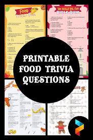 Questions and answers the.gov means it's official.federal government websites often end in.gov or.mil. 7 Best Printable Food Trivia Questions Printablee Com