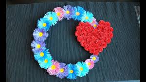 How to make paper flowers for wall hanging. Paper Wall Decor Starfish Videos Starfishhost Com