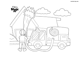 Color in three pages with blippi to help your toddler learn colors. Blippi Excavator Coloring Pages Novocom Top