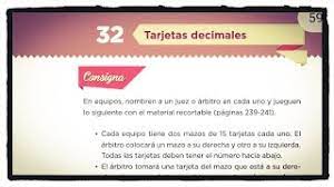 Matemáticas → álgebra → polinomios → cuarto grado. Desafio 32 Tarjetas Decimales Pagina 58 De Libro De Matematicas Youtube