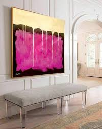 Large Wall Art Large Acrylic Painting On Canvas Gold Purple Acrylic Abstract Diy Wall Art Pink Painting Large Painting Art Abstract Canvas Painting