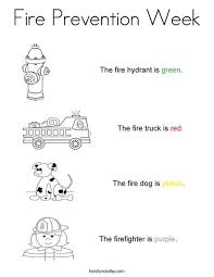 Fire Prevention Week Coloring Page Fire Prevention Fire Safety For Kids Fire Prevention Week