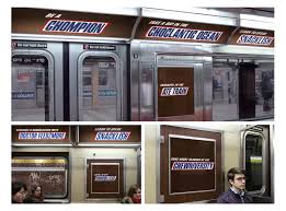 Snickers Subway Subway Snickers Outdoor Advertising