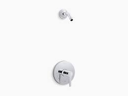 Mix the cement in the wheelbarrow. K Tls97077 4 Pitch Rite Temp Shower Trim Set Kohler
