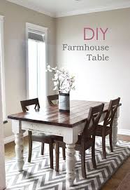 diy farmhouse kitchen table projects