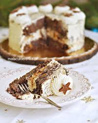 Tort Makowy Z Wisniami I Likierem Przepis Christmas Baking Recipes Baking Recipes Christmas Food