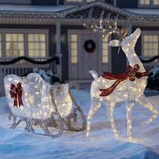 What better way to spread christmas cheer than wayfair offers a wide variety of outdoor christmas décor ranging from outdoor lighted part of making a welcoming home to your company at christmas starters with the outdoors, wayfair. I Really Want This For My Yard Simply Stunning Home Depot Sleigh Outdoor Christmas Reindeer Hanging Christmas Lights Christmas Decorations Diy Outdoor