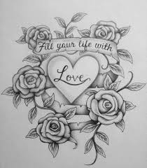 1001 Tutos Et Idees Pour Realiser Un Dessin D Amour Mignon Designs De Tatouages Dessin Amoureux Tatouage Amoureux