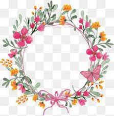 Borboleta Cor De Rosa Borboleta Clipart Rosa Borboleta Imagem Png E Vetor Para Download Gratuito Watercolor Flower Wreath Wreath Watercolor Christmas Wreath Illustration