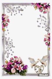 It is hand painted in a lovely ivory color and lightly brushed in gold. Wedding Frame Png Transparent Background Wedding Flower Frame Png Png Image Transparent Png Free Download On Seekpng