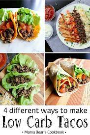 Low Carb Tacos 4 Ways To Do Tacos Recipe Low Carb Tacos Low Carb Meals Easy Low Carb Taco Seasoning