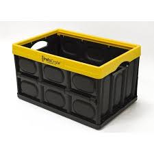 Black And Yellow Storage Bins Walmart Greenmade Instacrate Yellow Black Walmart Com Storage Storage Bin Crate Storage