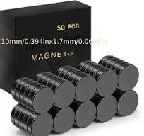 40PCS Multi-Use Premium Epoxy Coating Small Round Magnets,White Neodymium  Disc Magnets For Whiteboard,Kitchen,Science, Craft, Office,Fridge,DIY, ...