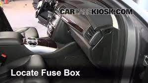 The fuse box on the drivers side of the firewall has most of the common fuses in it. Interior Fuse Box Location 2006 2012 Mercedes Benz R350 2010 Mercedes Benz R350 4matic 3 5l V6