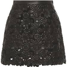 Black A Line Mini Skirt Elie Saab Black Embroidered Leather A Line Skirt 2 700 Liked On Polyvore Featuring Skirts Mini Skirts Leather Skirt Black Skirt Flo Leather A Line Skirt