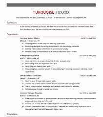 lancome beauty advisor resume example