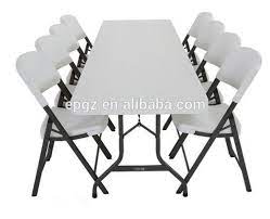 Cosvalve tempered glass dining table & chair set of 5, black finish table with rust resistant legs, armless design leather chair, for kitchen dining room restaurant amazon warehouse great deals on quality used products. 8 People Used Industrial Cafeteria Folding Table And Folding Chairs For Sale View Cafeteria Folding Table Everpretty Product Details From Guangdong Everpretty Furniture Co Ltd On Alibaba Com