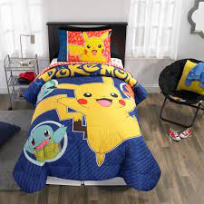 Amazon's choice for pikachu bed. Pokemon Pika Pika Pikachu Kid S Bed In A Bag Twin Exclusive Walmart Com Walmart Com