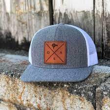 Cross Leather Patch Hat Leather Patches Trucker Hat Hats