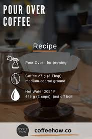 How To Make Pour Over Coffee Brew Guide And Calculator Recipe Coffee Recipes Coffee Brewing Pour Over Coffee