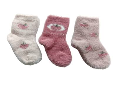 Cdeck Baby Rabbit Wool Anti-Skid Winter Socks |3 Pair Pack